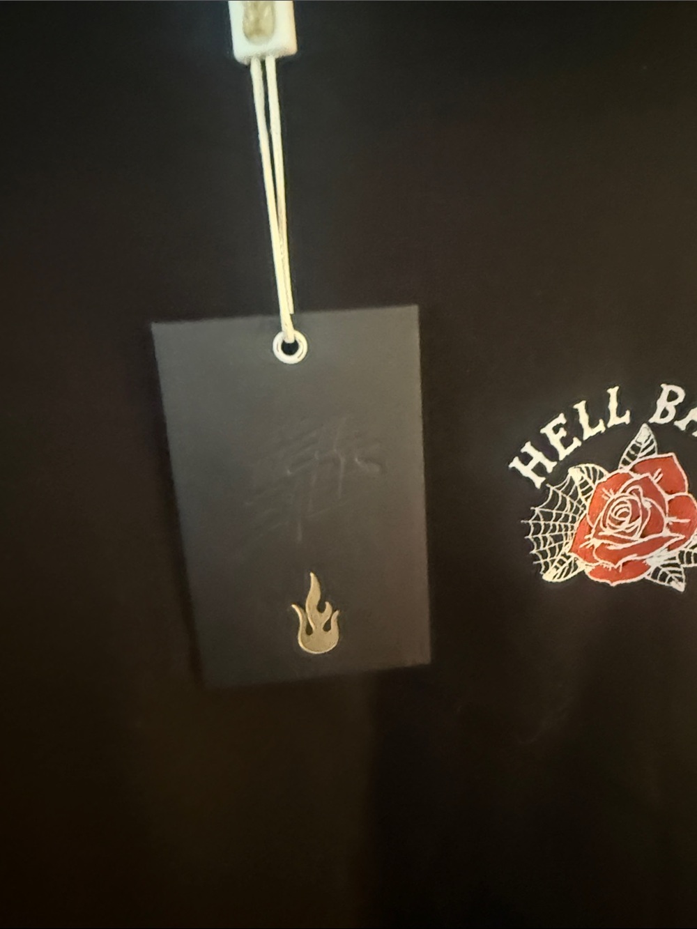Hell Babes Black Rose Logo Hoodie - Women - Picture 3 of 3